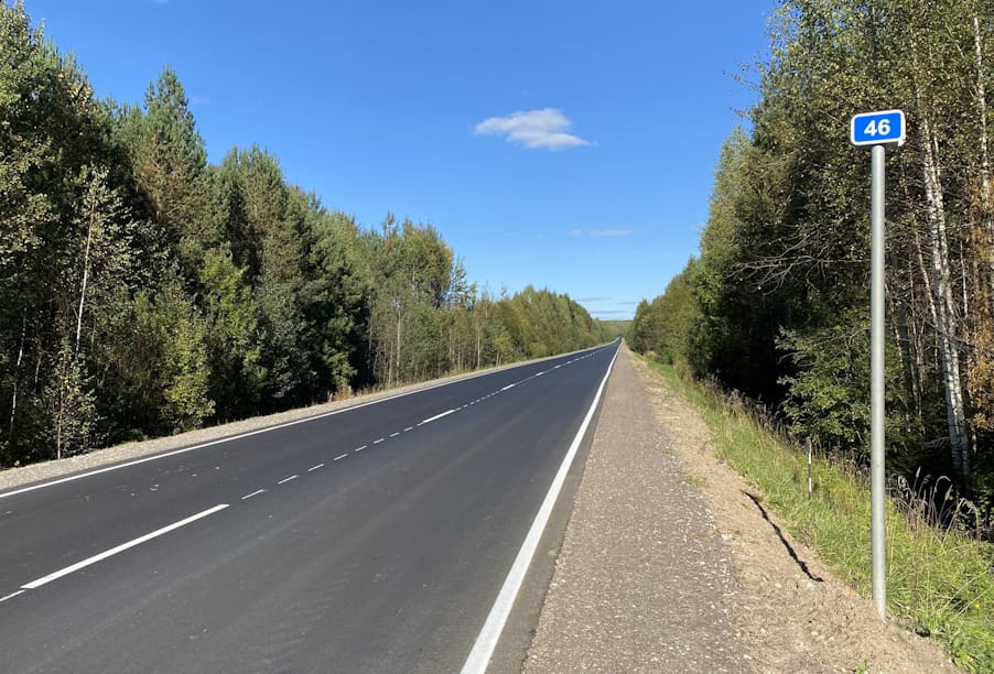 В Кировской области отремонтировано более 20 км трассы Слободской – Нагорск