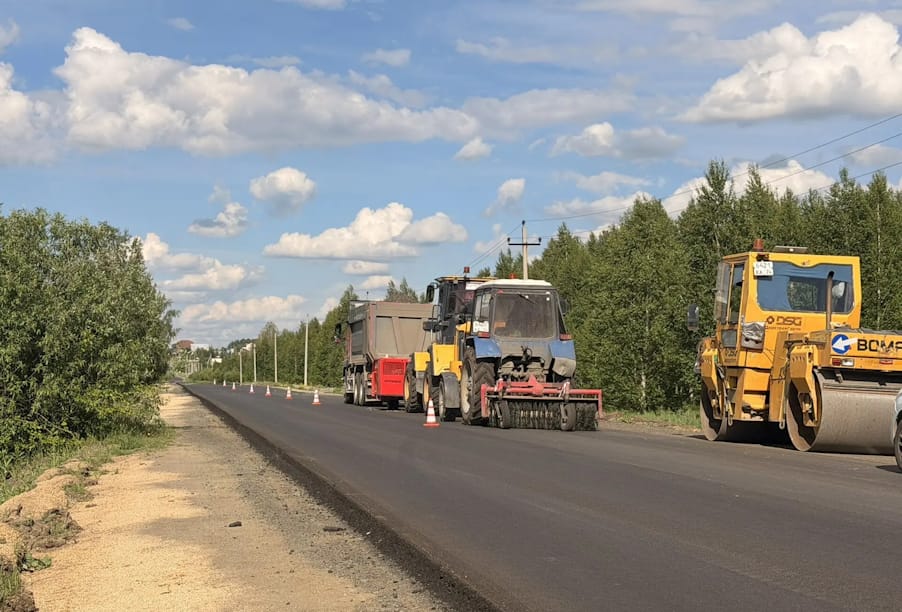 В Челябинской области завершены основные дорожные работы на участке трассы Челябинск – Тимирязевский