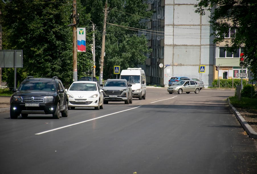 Тульская область: в Узловой отремонтирован участок одной из главных городских улиц