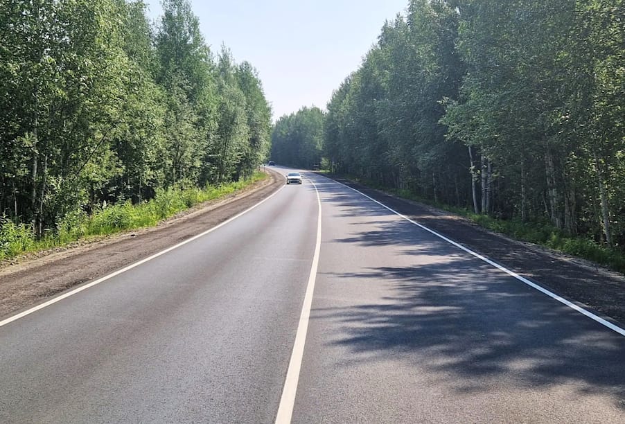 В Томской области досрочно отремонтировали два участка дороги Стрежевой – Нижневартовск